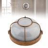 Round Nautical Bulkhead Light Fixtures Outdoor Moisture Wall Light Flush Mount Ceiling Retro Light for Outdoor