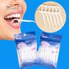 30Pcs Kids Elastic Dental Floss Stick Tooth Interdental Cleaner Oral Care Tool
