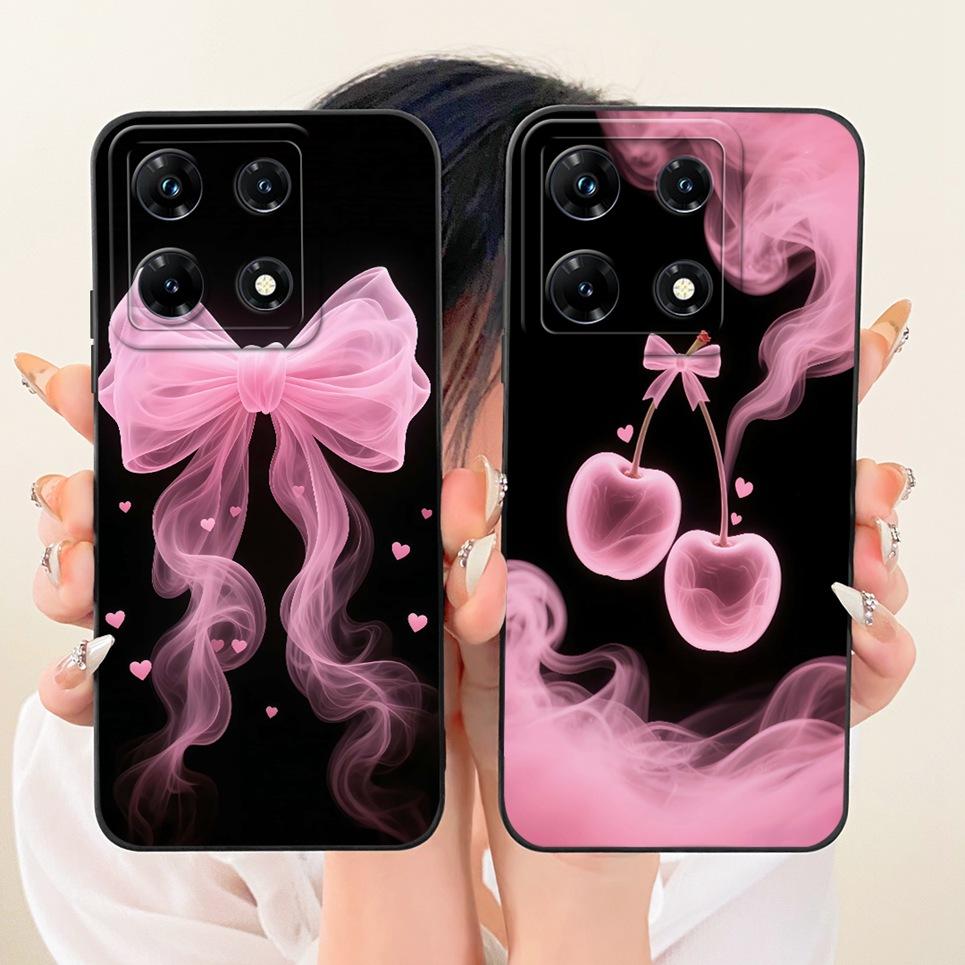 For Infinix Note 30 Pro 30i Note30 30VIP Phone Case Bow Pattern Flower Butterfly Girly Back Cover Silicone Soft Casing