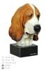 Basset Hound II - Painted Figurine, Statue, Figure, Made by the Artist, Brand Art-Dog
