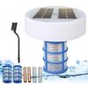Quyosh energiyasida ishlaydigan suv tozalagich, quyosh energiyasida ishlaydigan hovuz tozalagich, chuchuk suvli sho'r suvli hovuzlar, spa'lar uchun 2 ta misli almashtirish bilan suzuvchi suv tozalagich
