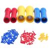 100Pcs Insulated Terminal Butt Connector Electrical Automotive Cable Wire Crimp