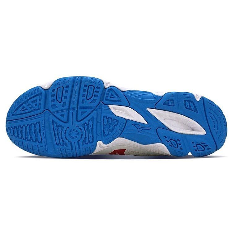 Mizuno Cyclone Speed CN Ткань Синтетическая кожа Нескользящие Износостойкие Дышащие Низкие Тренировочные Кроссовки Унисекс Белый Синий Красный V1GA218125