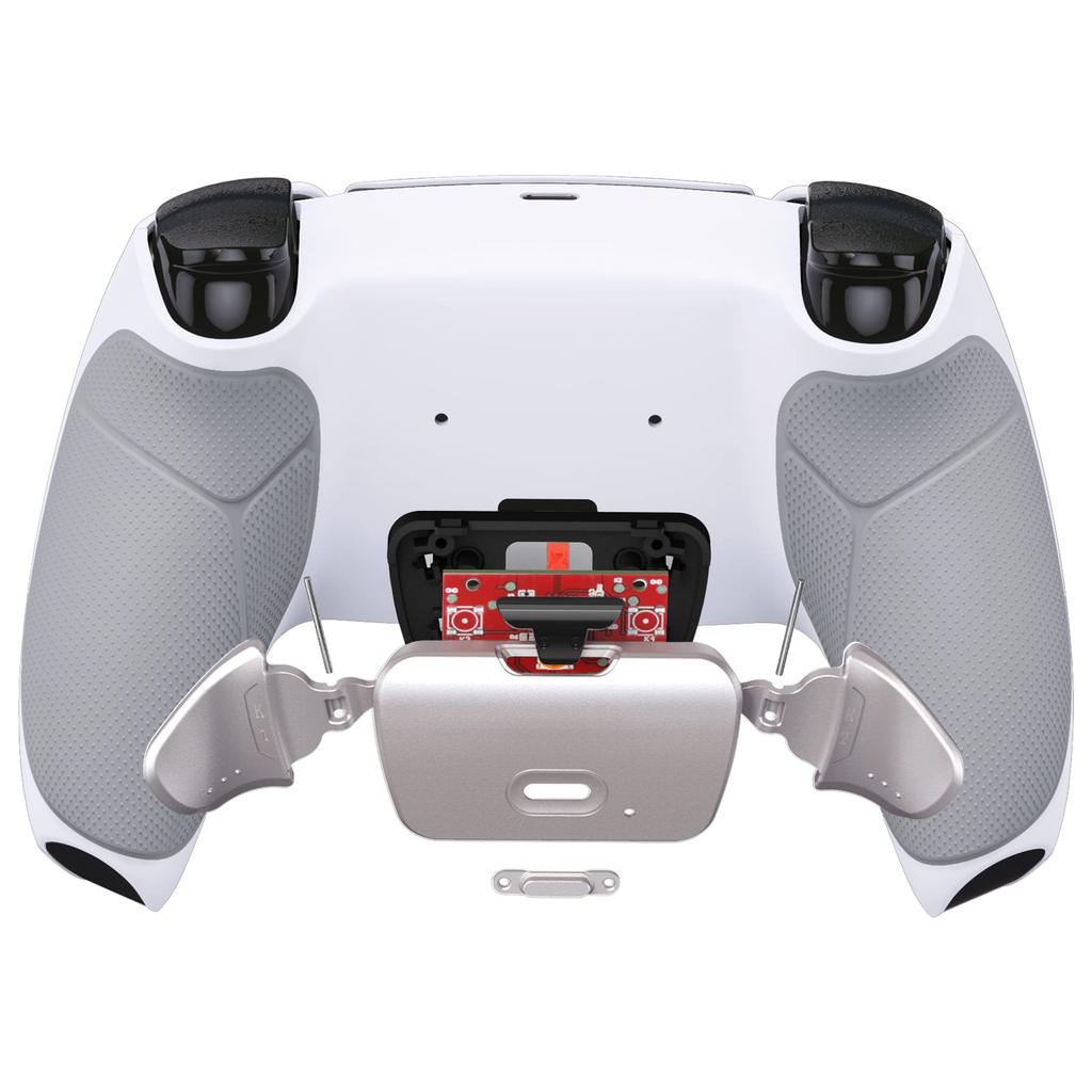 Controller Not eXtremeRate RISE V3 Metal Back Paddle Remap Kit for PS5 Controllers and Includes Upgrade Board with White Redesigned Back Case and