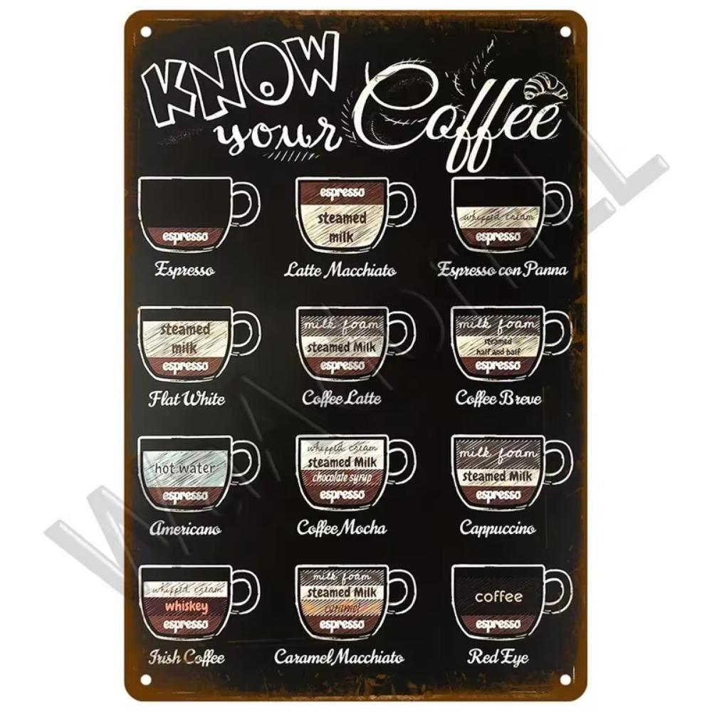DORA Tin Sign Coffee Tin Sign Posters Wall Decorations Vintage Cafe Retro Club Pub Bar Painting Home Decor Friends Wall Art