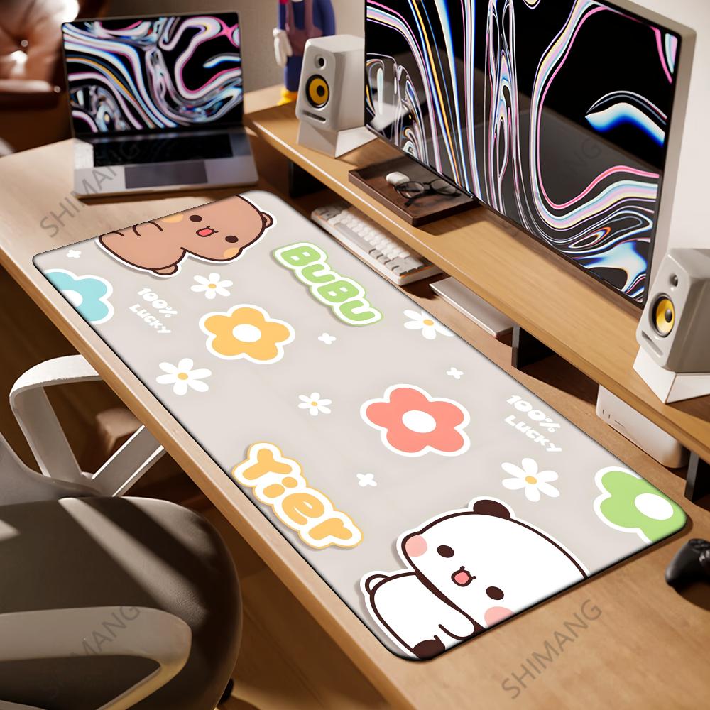 Bubu Dudu Игровой Коврик для Стола XXL Коврик для Мыши Аниме Коврик для Компьютерного Стола Игровые Аксессуары для ПК Коврик для Мыши Большие Коврики Офисные Коврики для Мыши Настройка