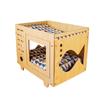 ZISIZ Wooden Double-Layer Cat Dog Hammock Bed