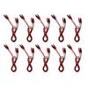 10Pcs Electrical Alligator Clip Dual Ended Alligator Clamps Test  s for Laboratories Stores Schools Homes 1m 3.3ft
