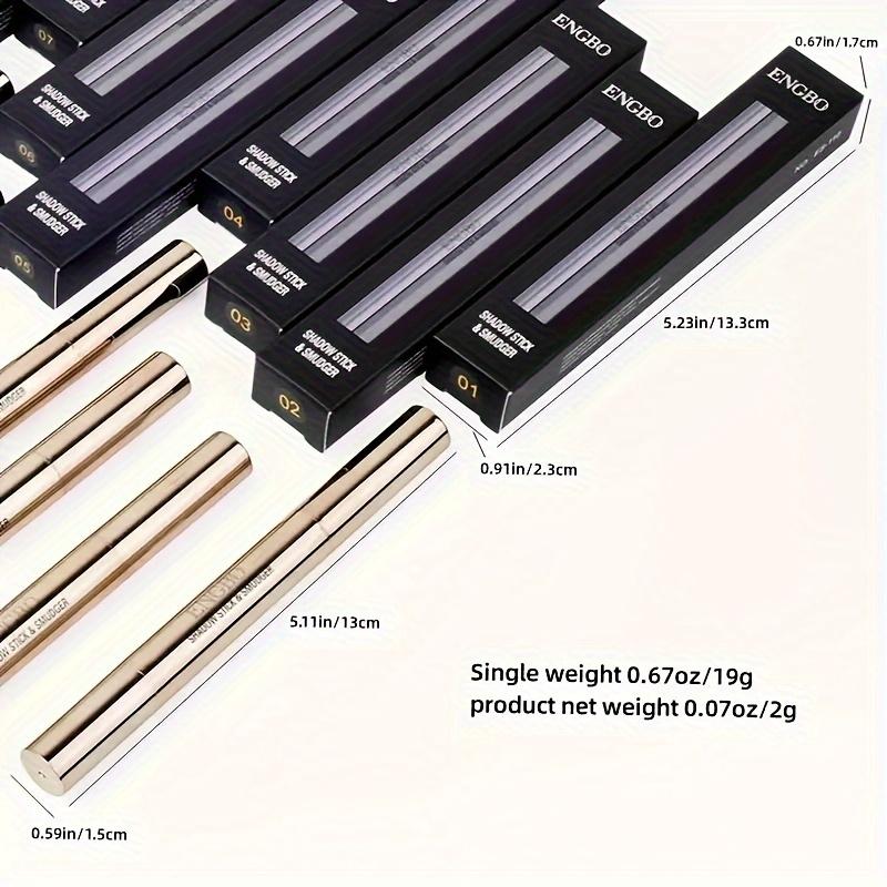 18-цветный перламутровый карандаш для теней для век Easy To Color Eye Shadow Stick с губчатой головкой, металлический мерцающий матовый кремовый карандаш для теней для век Макияж глаз