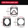 3 Pcs Air Compressor Cylinder Head Base Gasket Set Of 3 Seal Valve Plate Thicken Cylinder Head Paper Gasket Oil Air Pump Parts