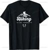 Hiking By Design Tee Company Unisexadults Hiking Is My Therapy Unisex Summer Streetwear Tops Graphic T Shirts