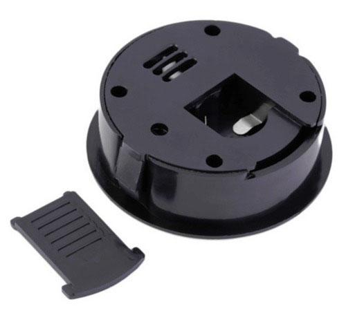 Новый круглый цифровой сигарный хьюмидор, гигрометр, термометр, инструмент, черный 