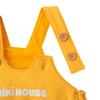 MIKIHOUSE Baby Kids Boys Girls Web Limited Logo Romper Free Size 80-90cm Yellow 10-1511-687