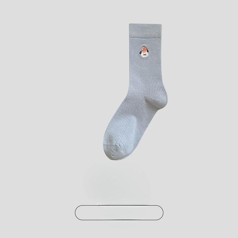 Женские весенне-осенние кружевные бесшовные влагопоглощающие дышащие дезодорирующие хлопковые носки-цилиндры