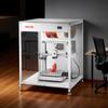 3D Printer Enclosure with Ventilation, Dustproof Waterproof Transparent Acrylic 3D Printer Tent, Constant Temperature Protective Case with LED,