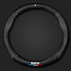 For BMW Car Steering Wheel Cover M X1 X3 X5 X6 G20 G30 E39 E46 E87 E90 E92 F10 F15 F30 Carbon fiber Nappa Leather Accessories cyfp80