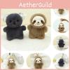 Charming Plush Animal Keychain Featuring Cute Koala And Sloth Designs Soft Touch