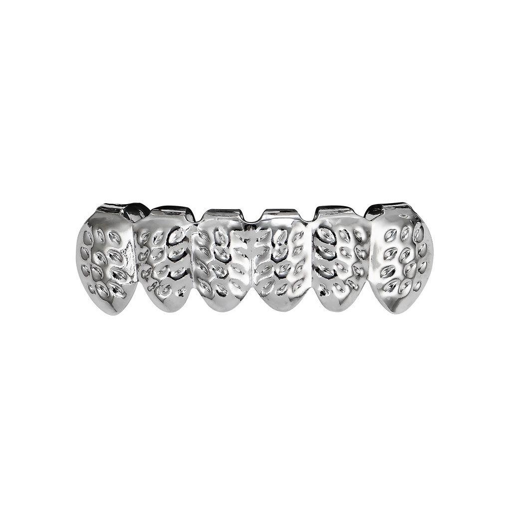 Модные позолоченные Hip Hop Grillz с гравировкой - Реквизит для Хэллоуина