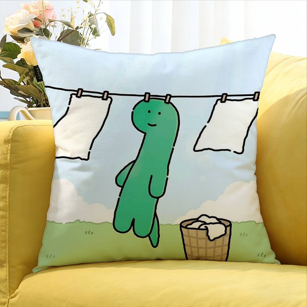 Cartoon JJoguman SStudio Various Sizes Square Pillow Case For Car Home Bedchamber Decor