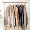 2024 Autumn/Winter New Women'S Solid Color Fox Fur Imitation Cashmere Scarf, High End And Versatile, Winter Warm Shawl
