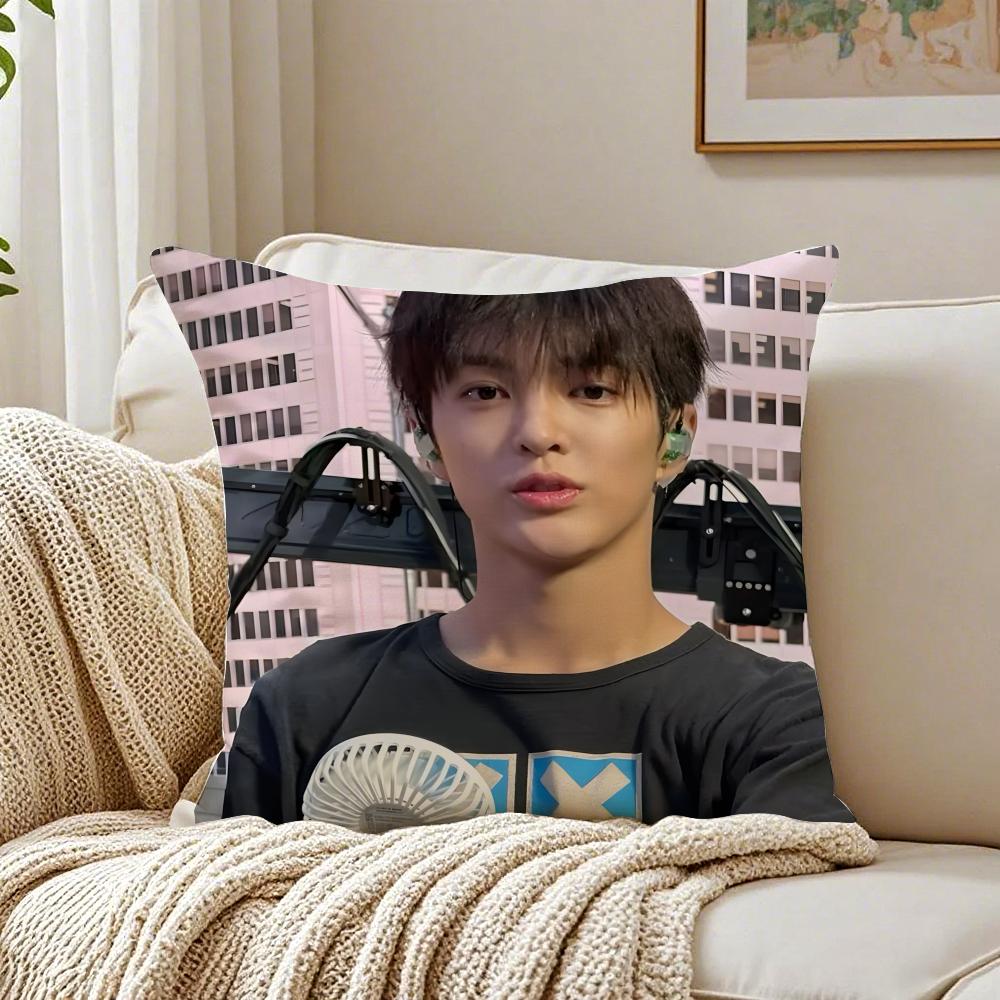 Person KPop CCORTIS KKEONHO Cushion Cover Pillowcase Antidustmite living Room Sofa Decor Cushion Room