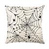 Чехол на подушку Spider Element Horror Halloween Удобный Текстурированный под лен Чехол на подушку Счастливого Хэллоуина