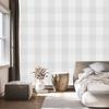 Wallpaper with a checkered pattern and shades of gray for the living room and bedroom 50x1000