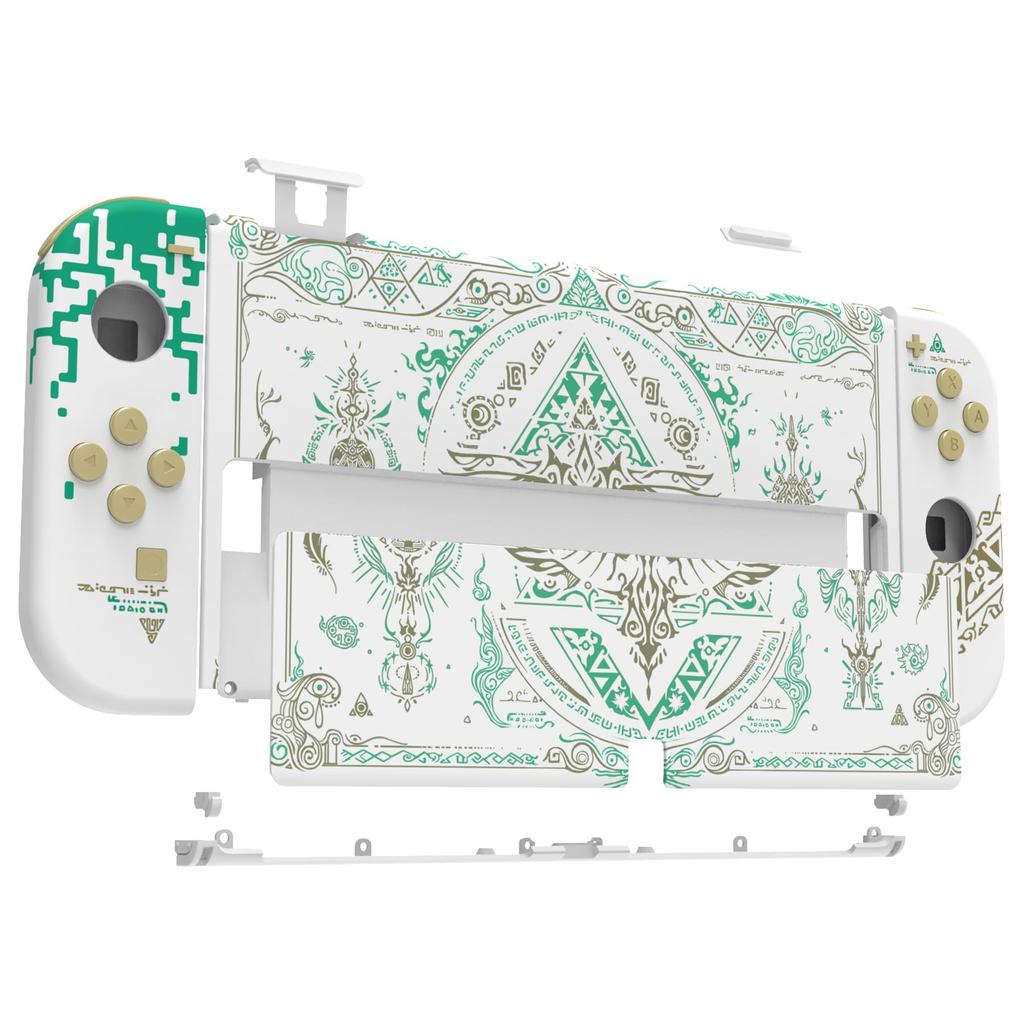 Не основной блок Переключатель Переключатель для OLED Joycon портативный контроллер узорчатая задняя пластина для Switch OLED PC переключатель Поставляется с задней подставкой и полным