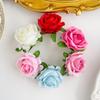 Artificial Flowers Silk Rose Heads Home Wedding Wreath Garden Decor Festival Indoor Party DIY Gifts Box Scrapbooks Craft Hotsale