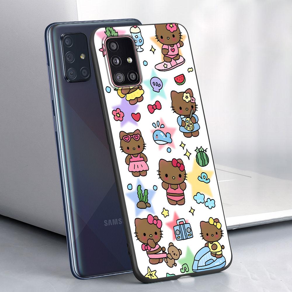 Милый чехол Hello Kitty KT Cat для Samsung Galaxy A51 A53 A54 A31 A52 A12 A13 A21s A22 A32 A11 A22 A33 A41 A52s TPU Чехол для телефона