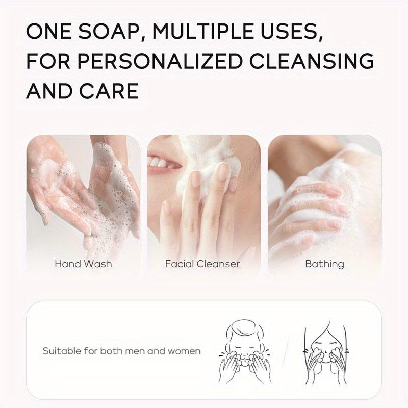 Мыло ручной работы Сакура 90г с сеткой для вспенивания Мягкий очищающий брусок Увлажняет лицо тело Все типы кожи Натуральный аромат