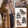 Women's Warm Shawl Cartoon Double-Sided Printed Tassel Large Size Scarf Scarf Neck Shawl