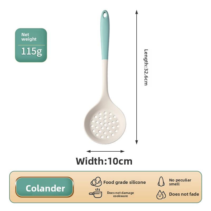 All-in-one silicone spatula, food-grade, high-temperature resistant oil brush, egg beater, home baking tool set
