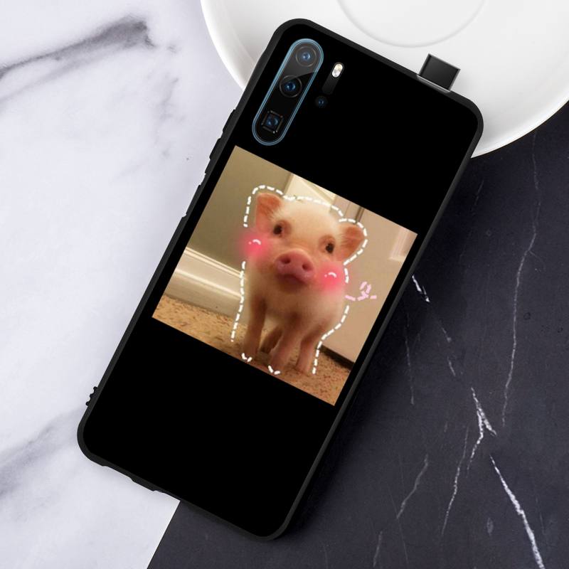 Pet Pig Aesthetically Interesting Pattern Phone Case For Huawei Honor Mate P 10 20 30 40 I 9 8 Pro X Lite Smart 2019 Nova 5t