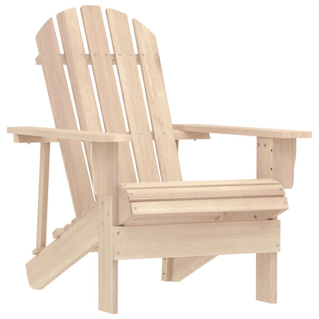 Adirondack Garden Chair with Table Solid Pine Wood