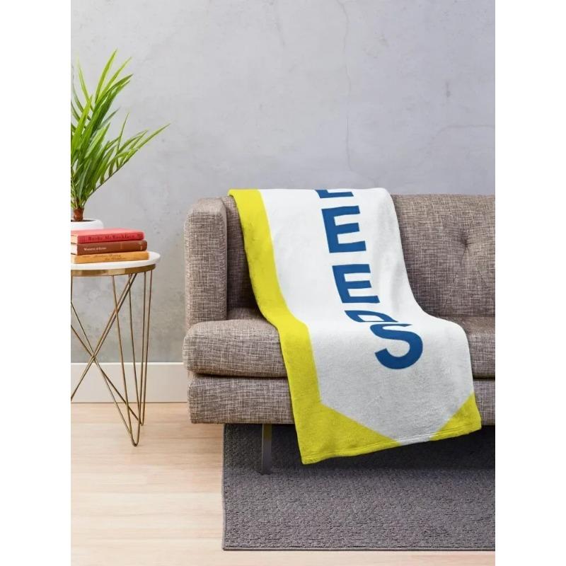Leeds United Throw Blanket Picnic Fashion Sofas Shaggy Blankets