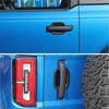 Car Door Handle Bowl Cover Trim For Ford Bronco -2024 Accessories ABS Carbon