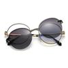 Magnet 2 In 1 Anti Blue Light Glasses Frames Round Sunglasses Women Metal Fashion Computer Eyeglasses Frame TR90