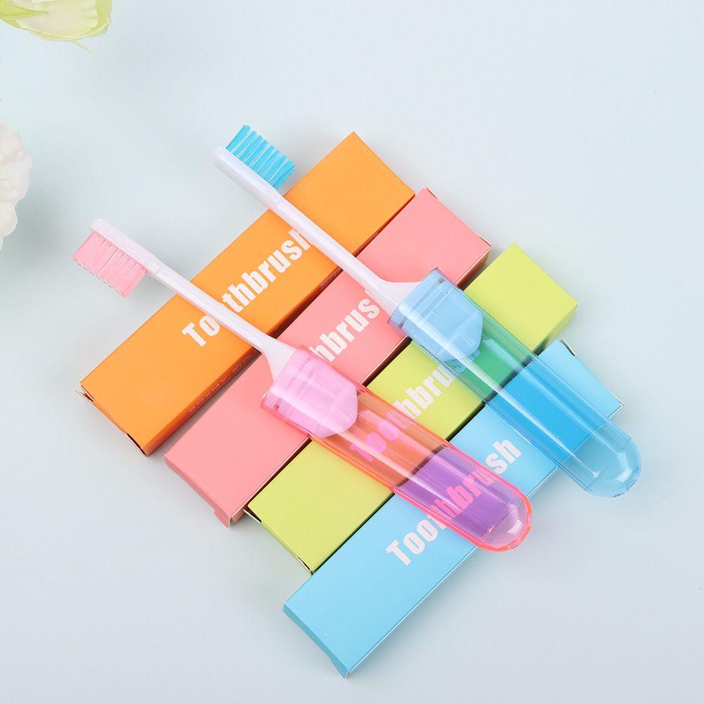 Useful Soft Portable Oral Cleaning Folding Toothbrush Business Trip Outdoor Tooth Brush