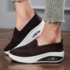 Women’s Black Running Sneakers Casual Red Sport Shoes Coffee Thick Sole Height Increase Platform Shoes Over Sized