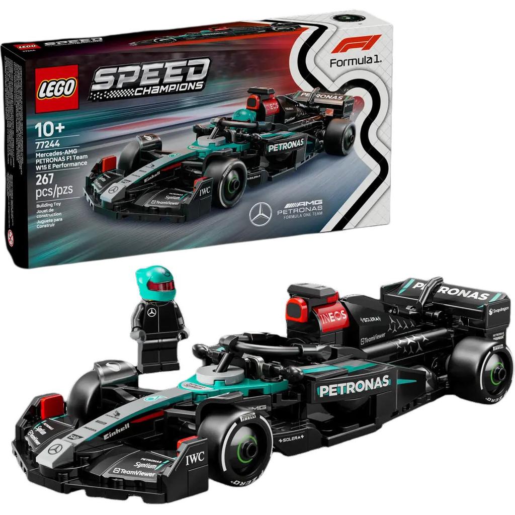 LEGO Mercedes AMG F1 W15 Гоночный Конструктор 267 деталей 77244