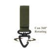 Hiking Accessories Anti-lost Webbing Hook Outdoor Carabiner Camping Carabiner Backpack Key Hook