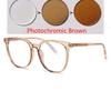 Transparent Frame Anti Blue Rays Round Prescription Glasses For The Nearsighted TR90 Computer Spectacles 0 -0.5 -0.75 To -6.0