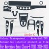 For Mercedes Benz Class-E W213  Car Interior Center Console Transparent TPU Protective Film Anti-scratch Repair Film