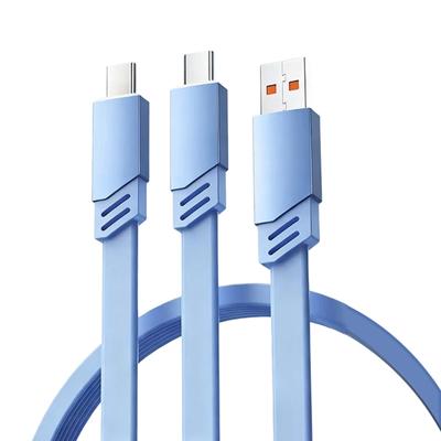 Двойной USB C кабель для зарядки, 1,5 м, одновременная зарядка, технология разветвителя Для телефонов, планшетов, наушников, игрушек
