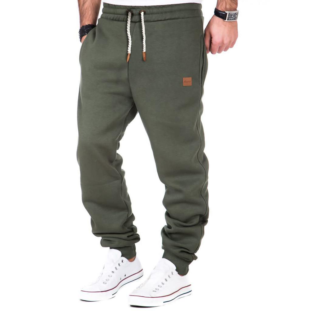 Spring Men's Casual Lace-Up Sports Pants