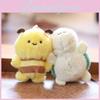 Animal Plush Keychain Set With Pp Cotton Filling For Kids And Backpack Decor