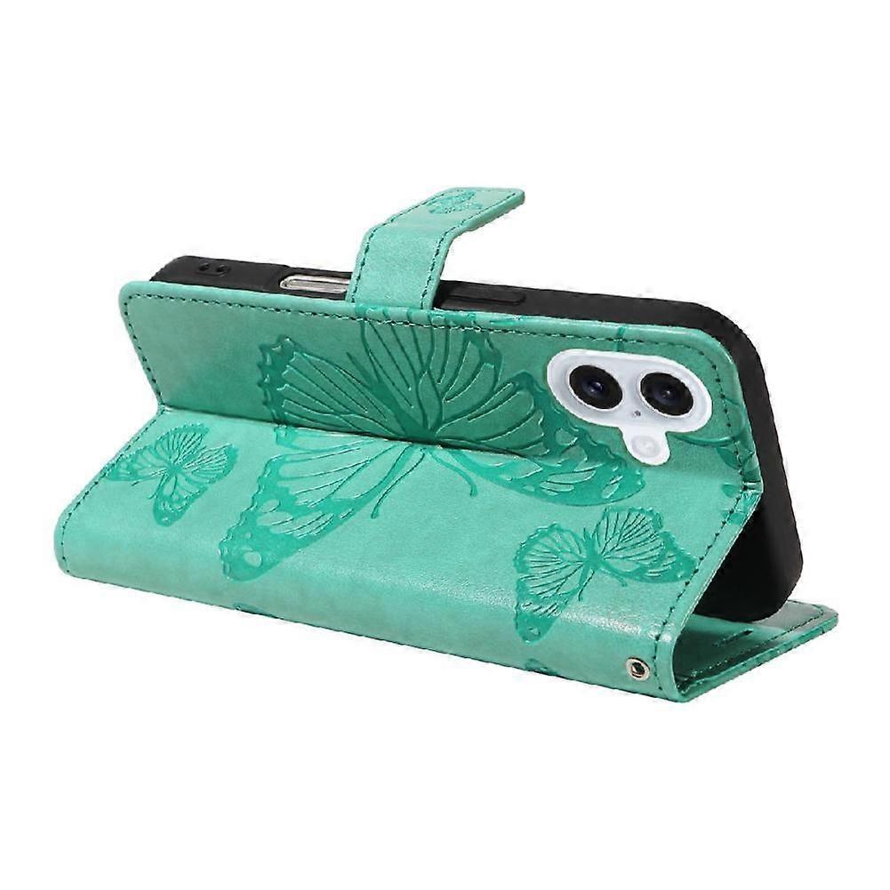 Case for iPhone 17 with Card Slot Stand PU Leather Magnetic Cover Flip Kickstand Shockproof Cover