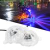 12V Motorcycle Flashing Ambient Mood Light LED Tail Parking Signal Strobe Lamp RGB Decoration Truck Motor Motorbike Accessories