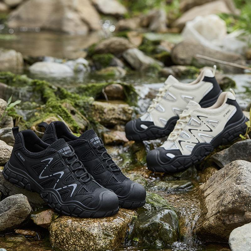 Unisex Lightweight Safety Shoes: Anti-Smash, Anti-Puncture, Insulation, Breathable, Odor-Resistant Protection for Cross-Border Labor.